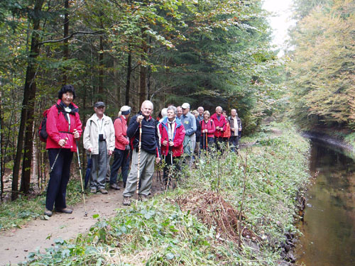 Wanderung bei Spiegelau über die Steinbachfälle zum Stausee Grossarmschlag